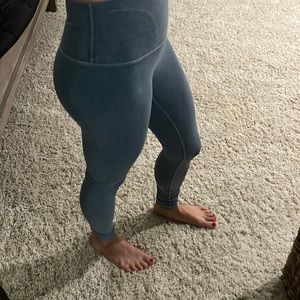 Lululemon leggings light blue size 4